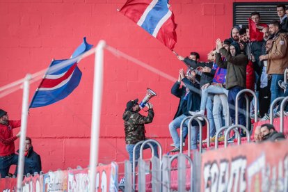 El Numancia no pasó del empate ante el Atlético Baleares. G.M.