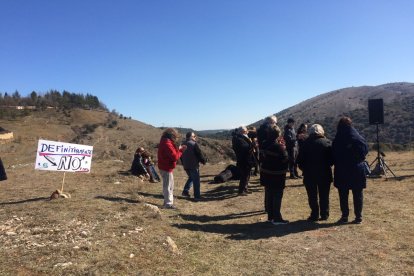 Protesta en el Cerro de los Moros.-M.H.