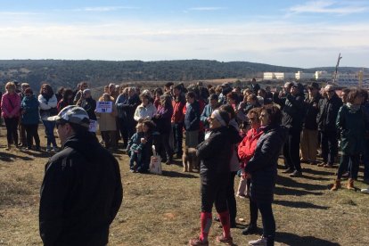 Protesta en el Cerro de los Moros.-M.H.