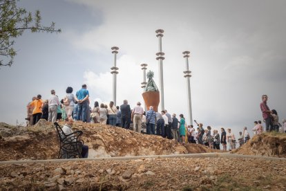 Inauguración del monumento a la Virgen de los Milagros. GONZALO MONTESEGURO