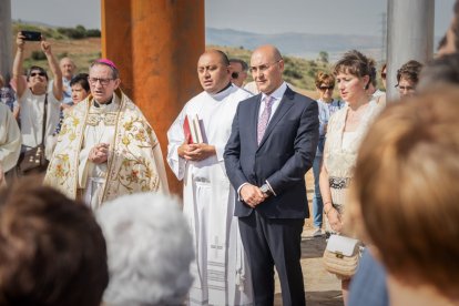 Inauguración del monumento a la Virgen de los Milagros. GONZALO MONTESEGURO