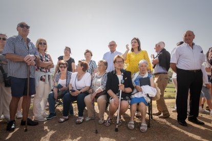 Inauguración del monumento a la Virgen de los Milagros. GONZALO MONTESEGURO