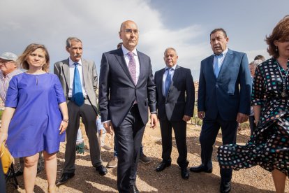 Inauguración del monumento a la Virgen de los Milagros. GONZALO MONTESEGURO