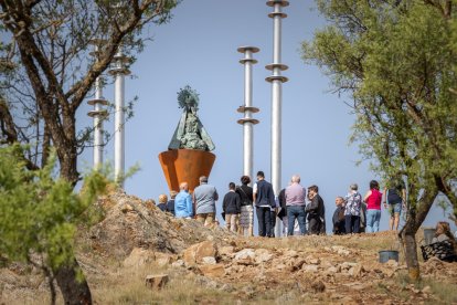 Inauguración del monumento a la Virgen de los Milagros. GONZALO MONTESEGURO