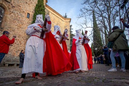 Via Crucis penitencial de la Cofradía de la flagelación. MARIO TEJEDOR
