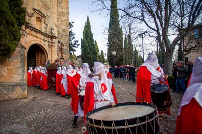 Via Crucis penitencial de la Cofradía de la flagelación. MARIO TEJEDOR