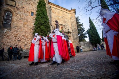 Via Crucis penitencial de la Cofradía de la flagelación. MARIO TEJEDOR