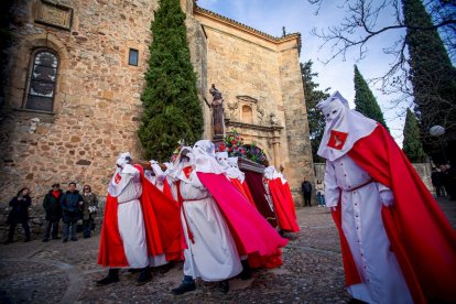 Via Crucis penitencial de la Cofradía de la flagelación. MARIO TEJEDOR