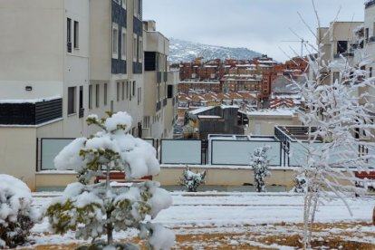 Soria nevada este viernes 24 de febrero de 2023.