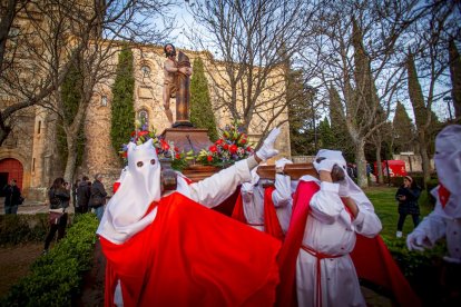 Via Crucis penitencial de la Cofradía de la flagelación. MARIO TEJEDOR