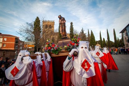 Via Crucis penitencial de la Cofradía de la flagelación. MARIO TEJEDOR
