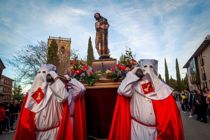 Via Crucis penitencial de la Cofradía de la flagelación. MARIO TEJEDOR