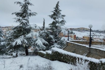Parque del Castillo en Soria.
