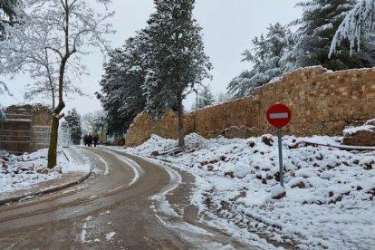 Parque del Castillo en Soria.