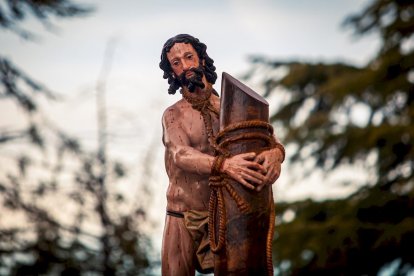Via Crucis penitencial de la Cofradía de la flagelación. MARIO TEJEDOR