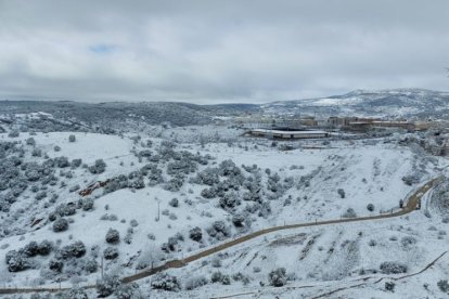 Vistas desde el parque del Castillo en Soria.