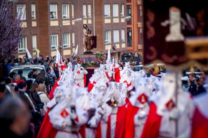 Via Crucis penitencial de la Cofradía de la flagelación. MARIO TEJEDOR