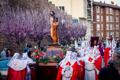 Via Crucis penitencial de la Cofradía de la flagelación. MARIO TEJEDOR