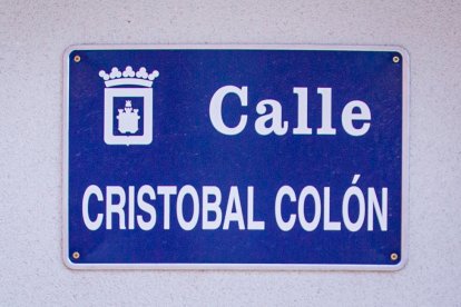 Rótulo de la calle.-MARIO TEJEDOR