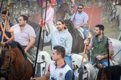 Celebración matutina del Lavalenguas de San Juan 2022 en Soria. GONZALO MONTESEGURO