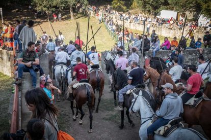 Celebración matutina del Lavalenguas de San Juan 2022 en Soria. GONZALO MONTESEGURO