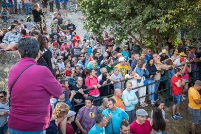 Celebración matutina del Lavalenguas de San Juan 2022 en Soria. GONZALO MONTESEGURO
