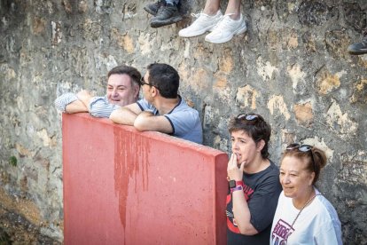 Celebración matutina del Lavalenguas de San Juan 2022 en Soria. GONZALO MONTESEGURO
