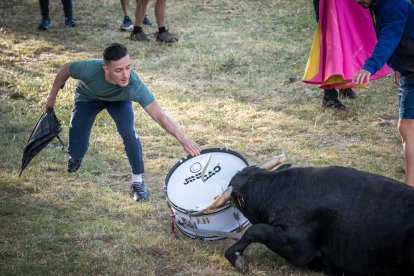 Celebración matutina del Lavalenguas de San Juan 2022 en Soria. GONZALO MONTESEGURO