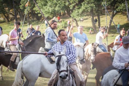 Celebración matutina del Lavalenguas de San Juan 2022 en Soria. GONZALO MONTESEGURO