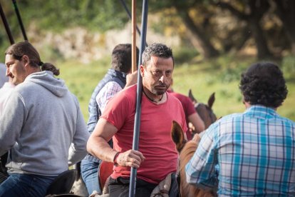Celebración matutina del Lavalenguas de San Juan 2022 en Soria. GONZALO MONTESEGURO