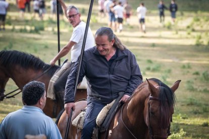 Celebración matutina del Lavalenguas de San Juan 2022 en Soria. GONZALO MONTESEGURO