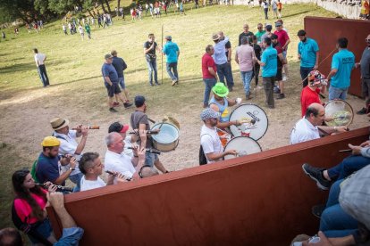 Celebración matutina del Lavalenguas de San Juan 2022 en Soria. GONZALO MONTESEGURO