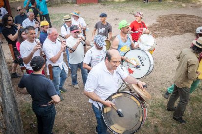 Celebración matutina del Lavalenguas de San Juan 2022 en Soria. GONZALO MONTESEGURO