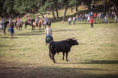 Celebración matutina del Lavalenguas de San Juan 2022 en Soria. GONZALO MONTESEGURO