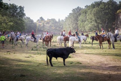 Celebración matutina del Lavalenguas de San Juan 2022 en Soria. GONZALO MONTESEGURO