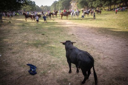 Celebración matutina del Lavalenguas de San Juan 2022 en Soria. GONZALO MONTESEGURO