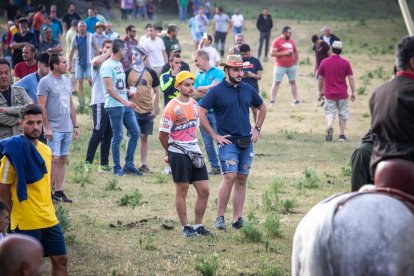 Celebración matutina del Lavalenguas de San Juan 2022 en Soria. GONZALO MONTESEGURO