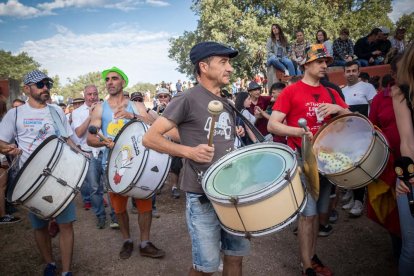 Celebración matutina del Lavalenguas de San Juan 2022 en Soria. GONZALO MONTESEGURO