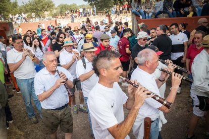 Celebración matutina del Lavalenguas de San Juan 2022 en Soria. GONZALO MONTESEGURO