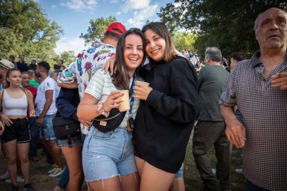 Celebración matutina del Lavalenguas de San Juan 2022 en Soria. GONZALO MONTESEGURO