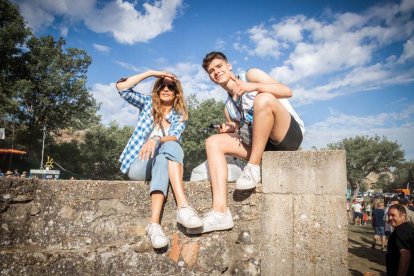 Celebración matutina del Lavalenguas de San Juan 2022 en Soria. GONZALO MONTESEGURO