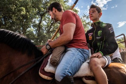 Celebración matutina del Lavalenguas de San Juan 2022 en Soria. GONZALO MONTESEGURO