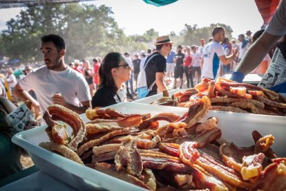Celebración matutina del Lavalenguas de San Juan 2022 en Soria. GONZALO MONTESEGURO
