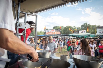 Celebración matutina del Lavalenguas de San Juan 2022 en Soria. GONZALO MONTESEGURO