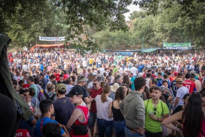 Celebración matutina del Lavalenguas de San Juan 2022 en Soria. GONZALO MONTESEGURO