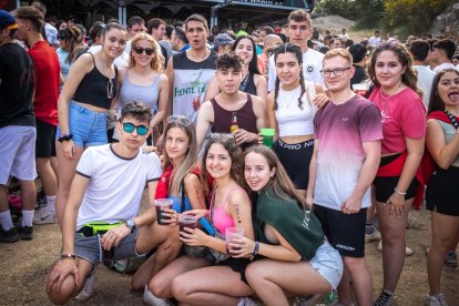 Celebración matutina del Lavalenguas de San Juan 2022 en Soria. GONZALO MONTESEGURO