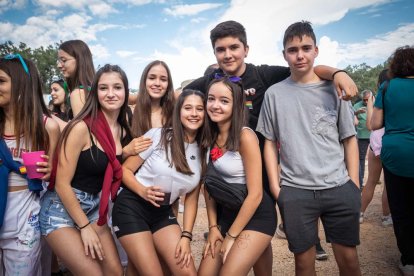 Celebración matutina del Lavalenguas de San Juan 2022 en Soria. GONZALO MONTESEGURO