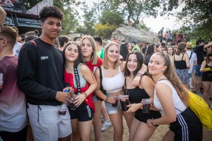 Celebración matutina del Lavalenguas de San Juan 2022 en Soria. GONZALO MONTESEGURO