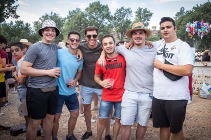 Celebración matutina del Lavalenguas de San Juan 2022 en Soria. GONZALO MONTESEGURO