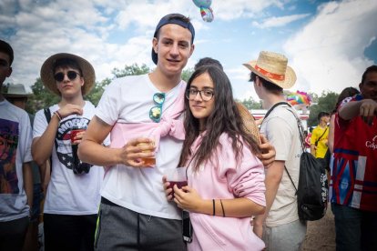 Celebración matutina del Lavalenguas de San Juan 2022 en Soria. GONZALO MONTESEGURO